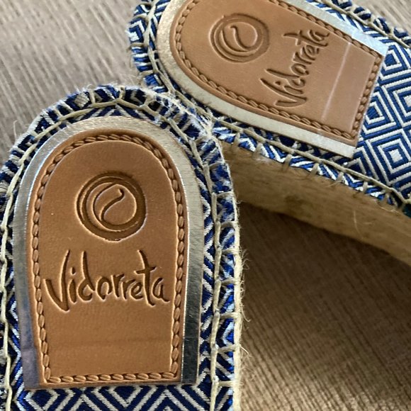 Vidorreta Turquoise Blue Suede Espradrille Wedges - Size EU 40/US 9 - Worn once - Picture 4 of 11